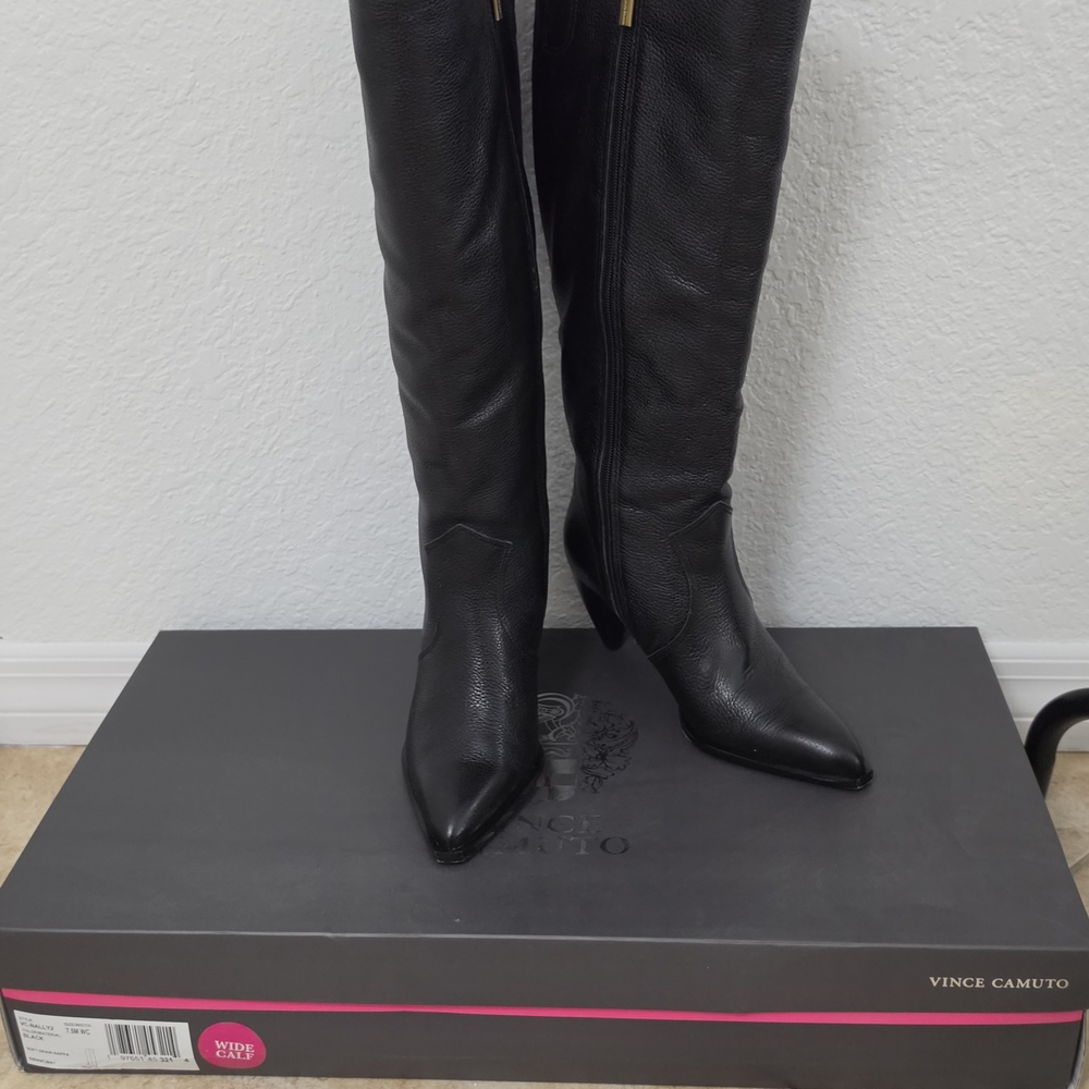 Vince Camuto Vince Camuto women's - Wide Calf Boot - Black / 7.5
